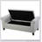 HAYES ARMED STORAGE BENCH