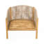 Fauteuil club d'extérieur en bois d'acacia-1559500956