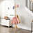 Natural Finish Classic Coat Rack  Wood, 10 Hooks Coat Hanger Stand Entryway Home Furniture 1Pc-1654204489
