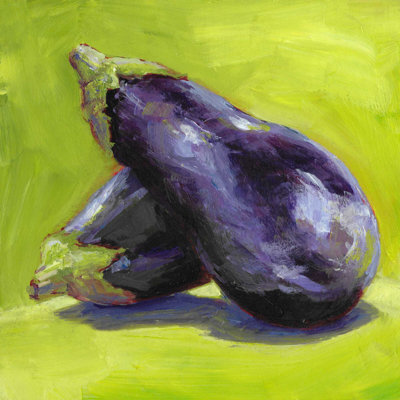 " Aubergine " by Carol Young Painting Print
