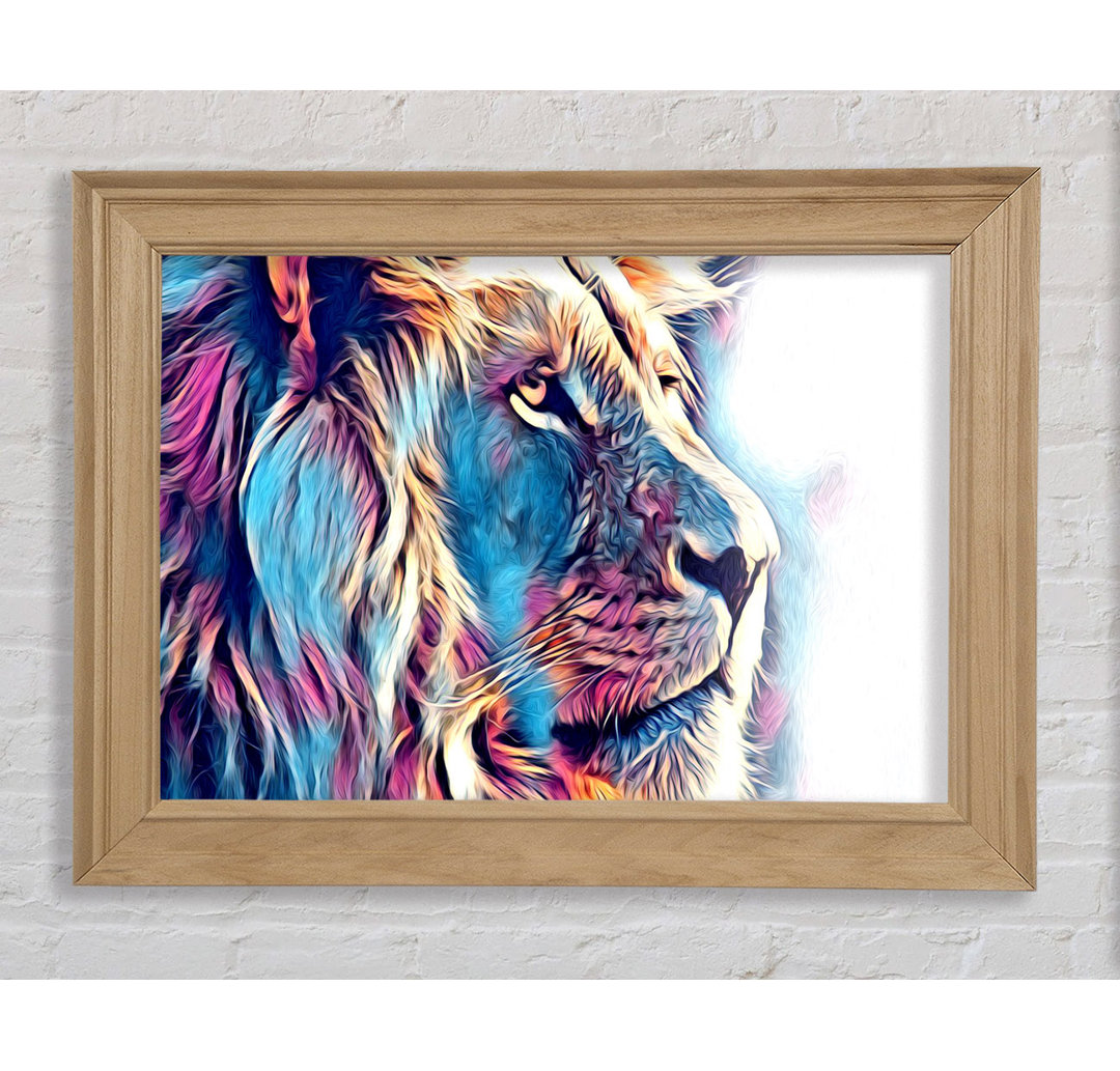 Cooler Blues Lion - Druck