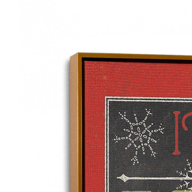 Merry and Bright Days, ensemble de 2 impressions sur toile, H 19 po x l 26 po, Impression encadrée sans passe-partout