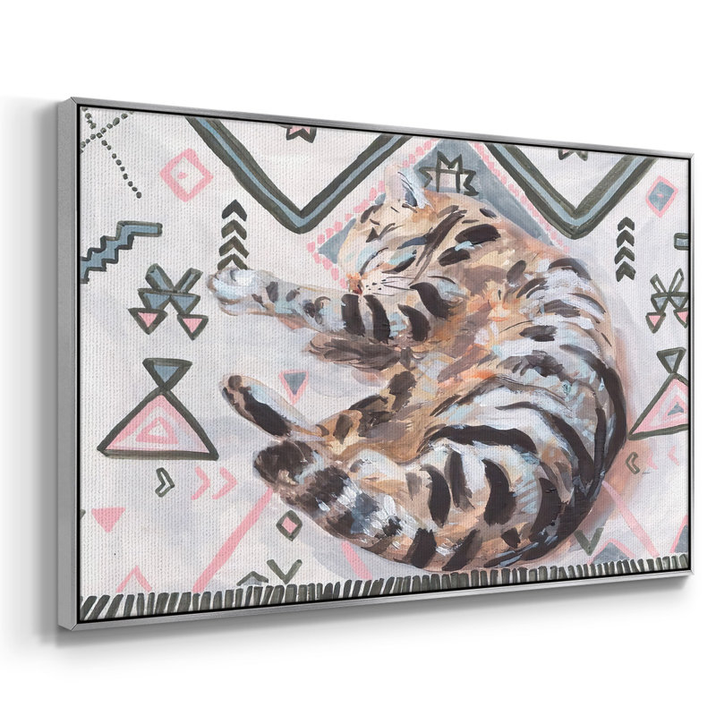 «Little Sleepy Head II», reproduction encadrée sur toile, H 17 po x l 25 po x P 2 po, Argent