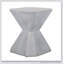 TABLE DE BOUT Table d'appoint en béton d'extérieur LightWeight Une touche de personnalité l 17,25 po x P 17,25 po x H 20,25 po