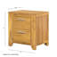 Table de chevet compacte et élégante avec amplement de rangement pour rehausser la chambre à coucher
