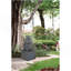 Fontaine d'extérieur 19,7 x 19,7 x 41,7 po à 4 niveaux en ciment gris