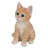 Seated Kitten Figurine