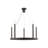 Gus 6 - Light Steel Dimmable Wagon Wheel Chandelier-23031658