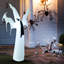 HOMCOM 6FT 1.8m LED Halloween Inflatable Decoration Floating Ghost Scary