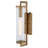 Dunston 1-Light Seeded Glass Dusk to Dawn Outdoor Armed Sconce-1614284535-1701485228