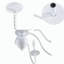 Lustre traditionnel en métal 8 têtes