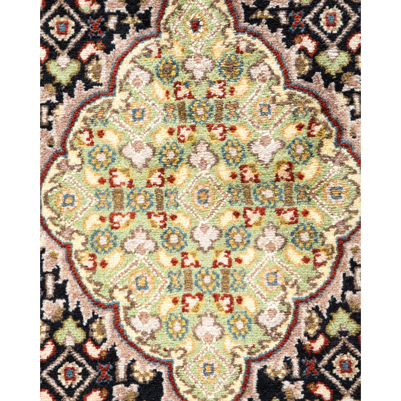Classic One-of-a-Kind 4' X 6'2" Hand Knotted Area Rug
