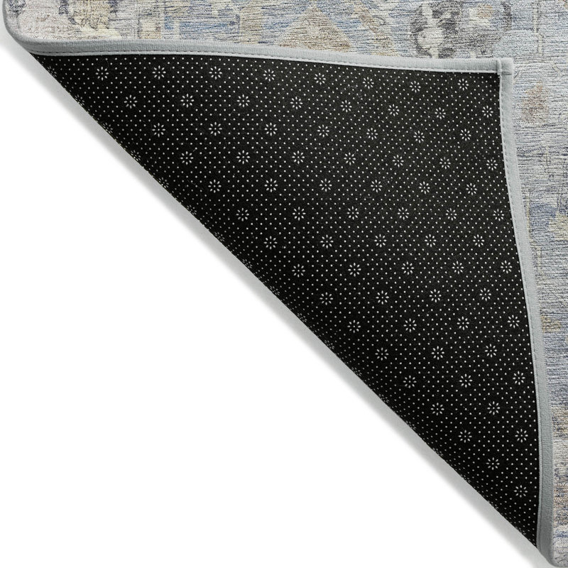 Tapis intérieur / extérieur lavable à la machine Sky Xhevrie, Rectangle 2 pi 6 po x 3 pi 10 po