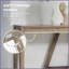 Table basse de style campagnard avec rangement HOMcom - Console polyvalente pour le couloir du salon Robuste