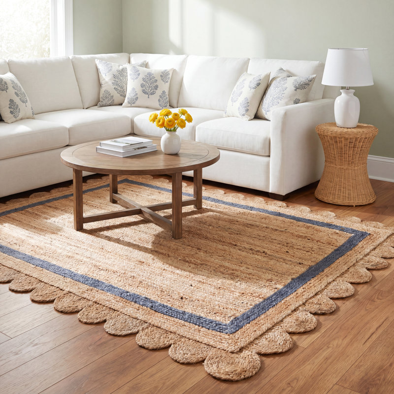 Inaki Jute/Sisal Area Rug, Rectangle 6' x 9'