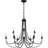 Ghille 9 - Light Steel Dimmable Chandelier