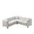 Corner Sofa, L-Shaped Sectional Couch, 5-Seater Corner Sofas with 3 Cushions-1727588325