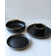 "The Luxury Collection" Black with Gold Trim - Four Piece Dinnerware Set