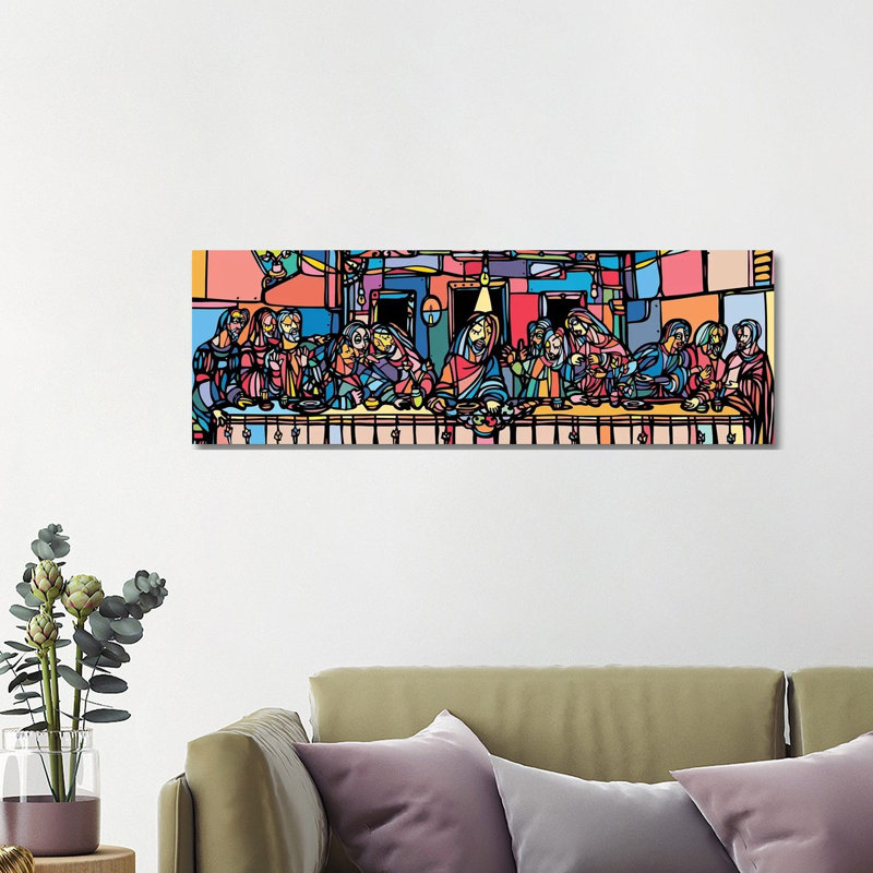 The Last Supper by Ninhol - Wrapped Canvas Gallery-Wrapped Canvas Giclée, 121.92 cm H x 40.64 cm W x 1.91 cm D