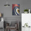 Art mural en métal Wrought Studio ™ «In The Groove 1 Retro» par Danhui Nai-2002757629