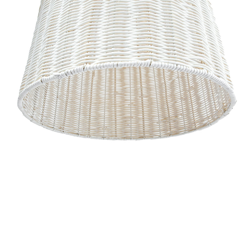 Campana 1 - Light Rattan Chandelier, 24" H x 18" W x 18" D