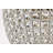 6-Light Antiqued Gold Beaded Crystal Chandelier-1343381794-1386320043