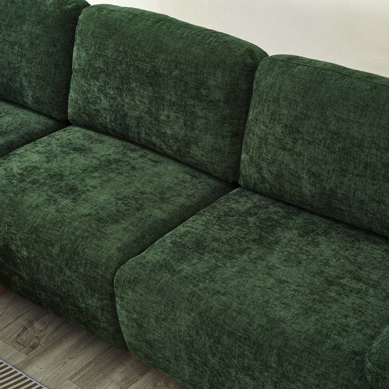 Canapé modulaire moderne avec repose-pieds modulaire moderne