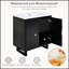 Ensemble de meuble-lavabo 30 po avec lavabo et armoire combinée, fabrication en bois massif durable pour un rangement élégant-1163712455