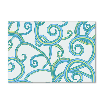 Abstract Spirals - Wrapped Canvas Print