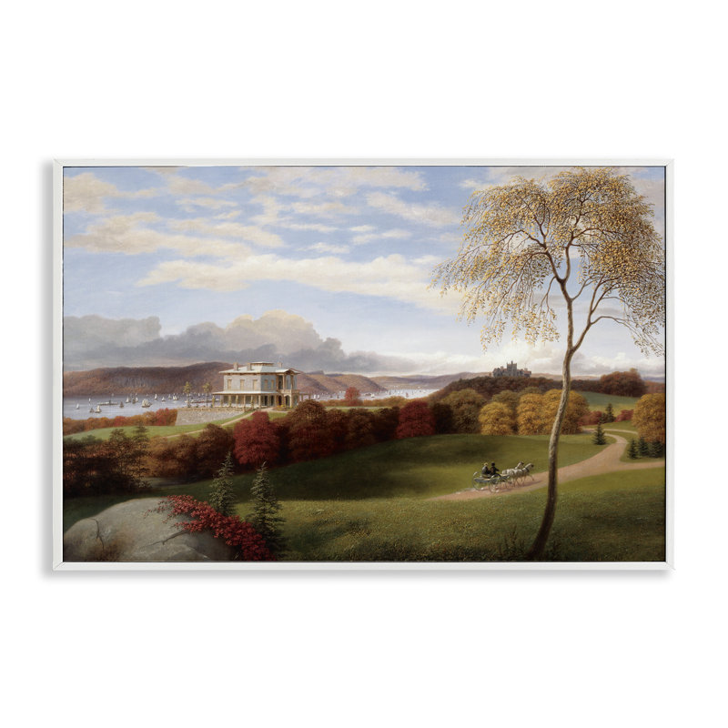 Peinture de paysage populaire, estampe numérique, conception par Marcus Jules, H 12 po x l 18 po
