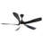 52Inch 5 Blades 3 Color Ceiling Fan Light With Remote Control White-774740614-774740615