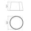 Cônico 1 - Light LED Flush Mount-68313071-99923523