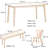 Solid Wood Dining Table Set