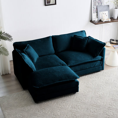 Chenille 2 places - Espace détente bleu avec pièce respirante