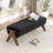 Chenice Upholstered Solid Wood Leg Bench-127275627