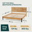 Structure de lit plateforme Trapeze-706696812