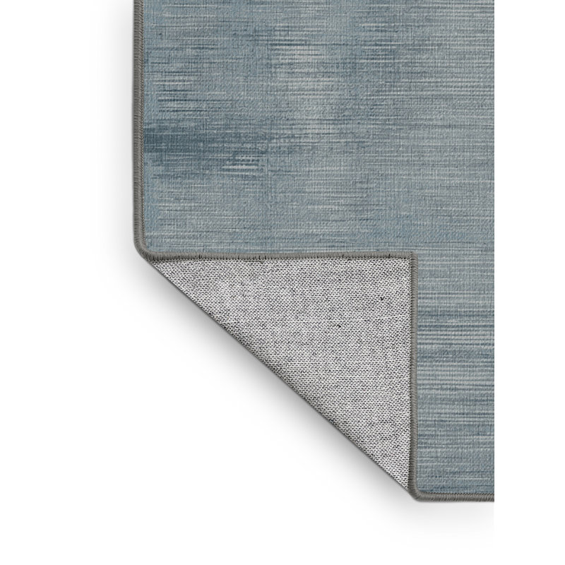 Machine Washable Abstract Gray Area Rug, Rectangle 5' x 7'