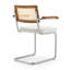 Fauteuil en tissu à dossier bas-93021589