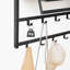 Biancha Metal Wall 10 - Hook Coat Rack