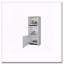 Armoire murale blanche avec une porte-988774494