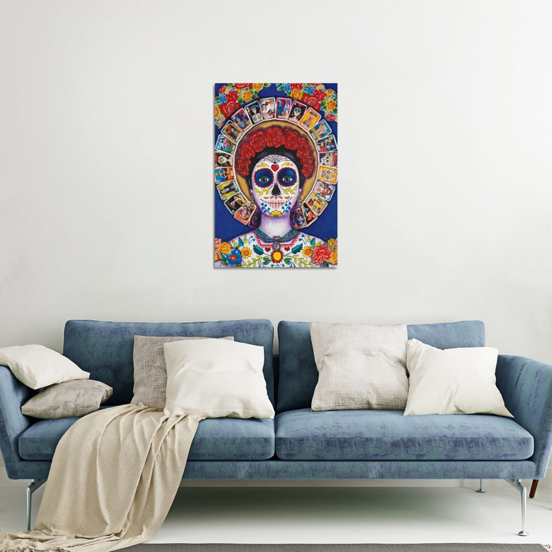 «Blue Loteria Lady», impression sans cadre