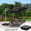 Parasol en porte-à-faux à énergie solaire 11 po-95043162