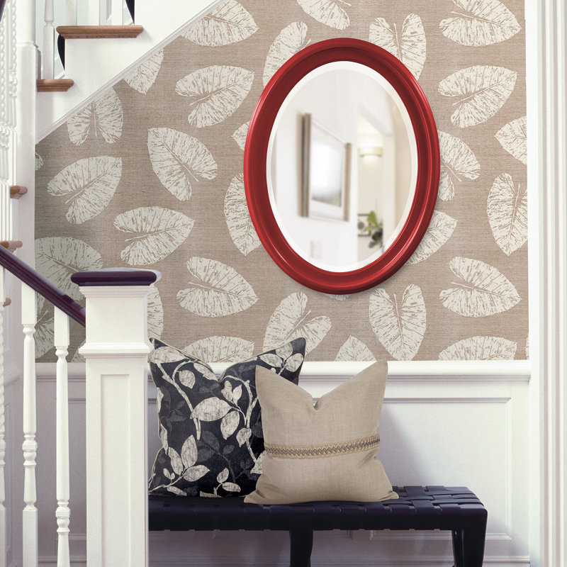 Miroir mural Borna, Rouge