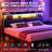 Headboard For Bed Frame, Headboards With Outlets, USB Ports And 60,000 DIY Color LED Light, Upholstered Head Board With Storage, Height Adjustable, Black-760833252