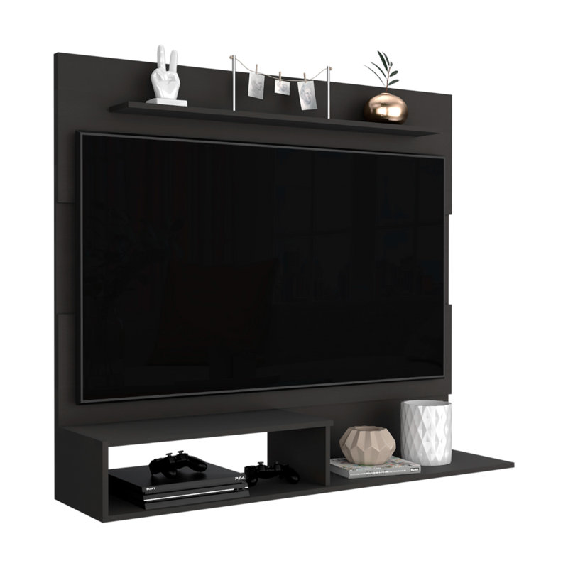 Kalan Unfinished Entertainment Centre for TVs up to 28", Black