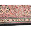 High-Quality Hand-Knotted Black And Rose Area Rug