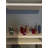 Genie Blown Empty Glass Mini Bottles for Perfume,Set of 10 Decorative Small Vials