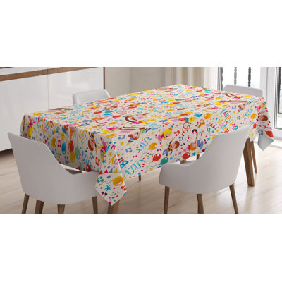 Geometric Birthday Tablecloth
