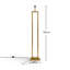 132cm Bronzed Traditional Floor Lamp