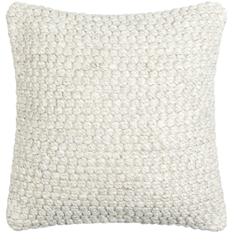 Kolapur Rayon/Viscose Reversible Throw Pillow, 22"H x 22"W, Down Blend